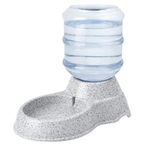 <strong>Marben Pets</strong> Feedy Bebedero para Mascotas, Capacidad 3.5 lt, Color Gris