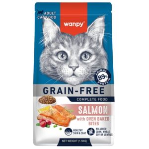 <strong>Wanpy</strong> Alimento Seco para Gatos Adultos, Salmón, bolsa de 1.5 kg