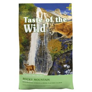 <strong>Taste of the wild</strong> Rocky Mountain con Venado asado y Salmón ahumado, Alimento Seco para Gatos de todas las Edades, bolsa de 6.6 kg