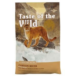 <strong>Taste of the wild</strong> Canyon River con Trucha y Salmón ahumado, Alimento Seco para Gatos Adultos, bolsa de 6.6 kg