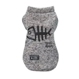 <strong>Wonder Dog</strong> Sueter Fish para Perros, Talla XXXL, Gris