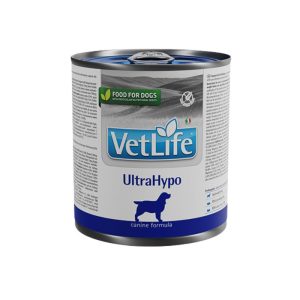 <strong>VetLife</strong> UltraHypo, Alimento Húmedo para Perros, Reducción de Intolerancias a Ingredientes y Nutrientes, lata de 300 gr