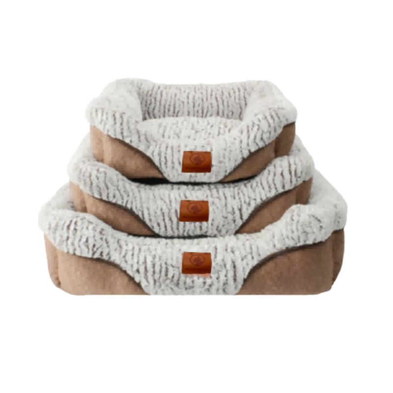 <strong>Marben Pets</strong> Cama para Mascotas Acolchada Color Café, Talla L