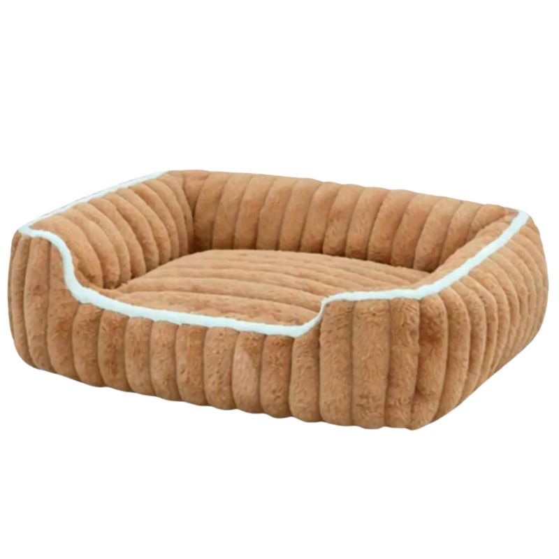 <strong>Marben Pets</strong> Cama Estilo Sofá Ultra Suave para Perros y Gatos, Color Café