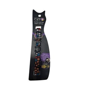 <strong>Wonder Cat</strong> Collar Seguro Anti ahorque para Gatos, Diseño Rocas