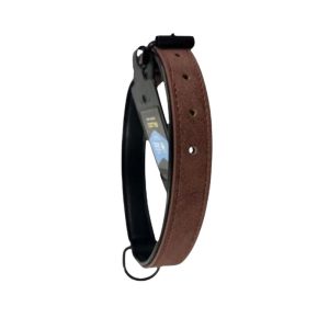 <strong>Wonder Dog</strong> Collar Eco Cuero para Mascotas, Color Café, Medidas: 2×43 cm