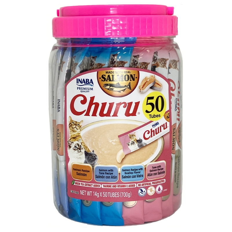 <strong>Inaba</strong> Churu Salmon Variedades, balde de 50 tubos