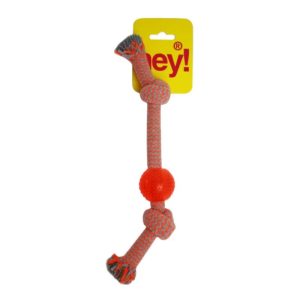 <strong>Hey!</strong> Cuerda Naranja con nudo de Goma, 30.5 cm aprox