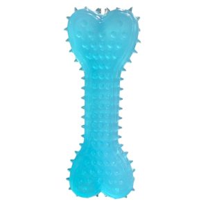 <strong>Guau!</strong> Hueso de Goma, largo de 10 cm, color Azul