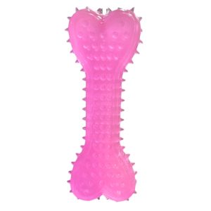 <strong>Guau!</strong> Hueso de Goma, largo de 10 cm, color Rosado