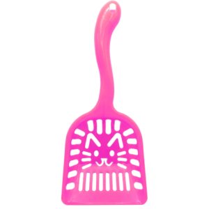 <strong>Guau!</strong> Pala Sanitaria con cara de Gato, Color Rosado