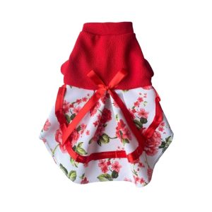 <strong>Traje Dieciochero</strong> para Perrita, color Rojo, talla 5