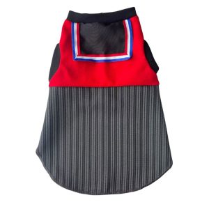 <strong>Traje Dieciochero</strong> para Perro Macho, color Rojo, talla 4