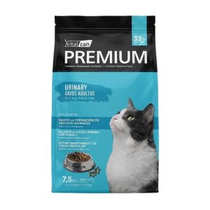 <strong>Vitalcan Premium</strong> Urinary , Alimento Seco para Gato Adulto con Predisposición a la Formación de Cálculos Urinarios, bolsa de 7.5 kg