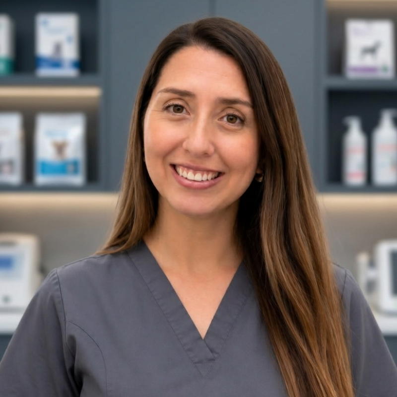 M.V. Gabriela Arcos, veterinaria dermatóloga y nutricionista en Coquimbo