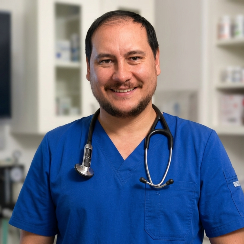 M.V. Tomás Pino, veterinario especialista en nefrourología en Coquimbo
