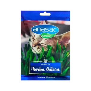 <strong>Anasac</strong> Semilla de Hierba Gatera para Cultivar, bolsa de 20 gr