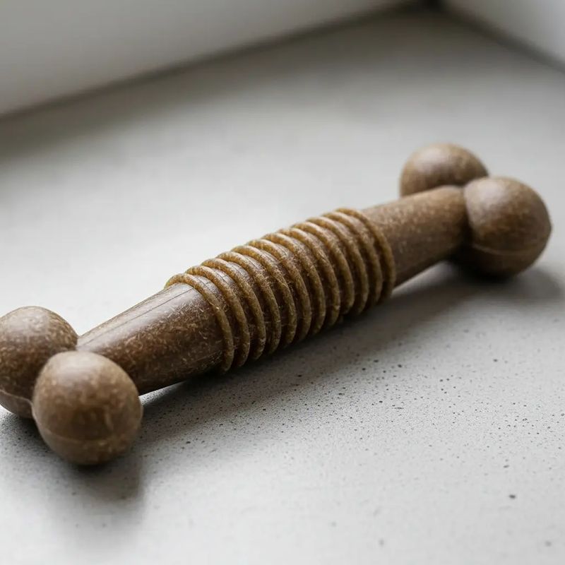 <strong>Guau!</strong> juguete en forma de Hueso, Fibra de Bambú, largo de 21 cm - Imagen 2