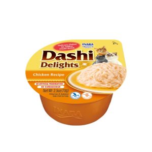 <strong>Inaba</strong> Dashi Delights, Alimento Húmedo para Gatos, sabor Pollo, envase 70 gr
