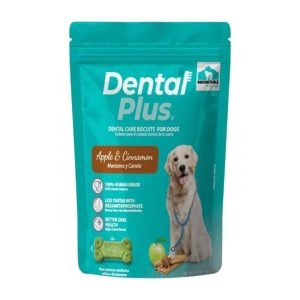 <strong>Indomitable Patagonia</strong> Dental Plus Galletas de Manzana y Canela, envase de 180 gr