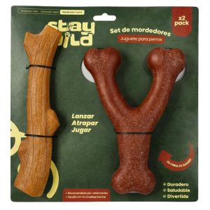 <strong>Stay Wild</strong> Pack Rama y Hueso de fibra de Bambú, largo de 23 cm y 20 cm respectivamente