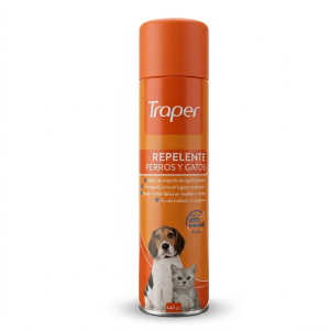 <strong>Traper</strong> Repelente para Perros y Gatos en Spray, Entrenamiento de Zonas Prohibidas, botella de 440 cc
