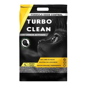<strong>Turbo Clean</strong> Arena Aglutinante con Carbón Activado aroma Limón, 20 kg