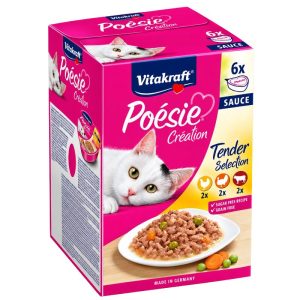 <strong>Vitakraft</strong> Poésie Creation Multipack, (6x85 gr) 510 gr